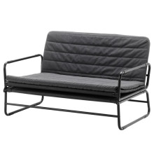 Sofa rozkładana, Knisa ciemnoszary/czarny HAMMARN 903.543.27