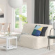 Sofa 2-osobowa, rozkładana, Ransta naturalny LYCKSELE LÖVÅS 993.870.07