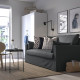 Sofa 2-osobowa, rozkładana, Gransel szary HYLTARP 995.148.59