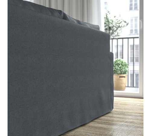 Sofa 2-osobowa, rozkładana, Gransel szary HYLTARP 995.148.59