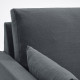 Sofa 2-osobowa, rozkładana, Gransel szary HYLTARP 995.148.59