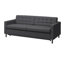 Sofa 3-osobowa, rozkładana, Gunnared ciemnoszary/czarny LANDSKRONA 995.783.23