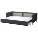 Sofa 3-osobowa, rozkładana, Gunnared ciemnoszary/czarny LANDSKRONA 995.783.23