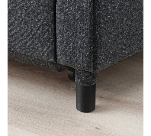 Sofa 3-osobowa, rozkładana, Gunnared ciemnoszary/czarny LANDSKRONA 995.783.23