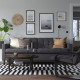 Sofa 3-osobowa, rozkładana, Gunnared ciemnoszary/czarny LANDSKRONA 995.783.23