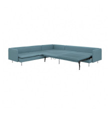 Narożna sofa rozkładana, 6-osobowa, Fridtuna ciemny szaroniebieski SÖDERHAMN 096.214.01