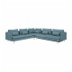 Narożna sofa rozkładana, 6-osobowa, Fridtuna ciemny szaroniebieski SÖDERHAMN 096.214.01
