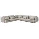 Narożna sofa rozkładana, 6-osobowa, Viarp beż/brąz SÖDERHAMN 296.164.51
