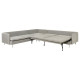 Narożna sofa rozkładana, 6-osobowa, Viarp beż/brąz SÖDERHAMN 296.164.51