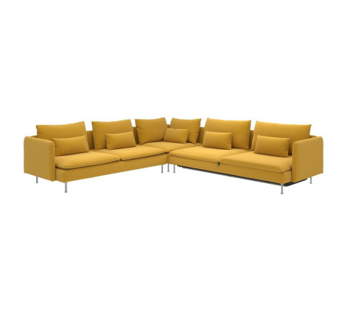 Narożna sofa rozkładana, 6-osobowa, Kelinge ciemnożółty SÖDERHAMN 496.186.80