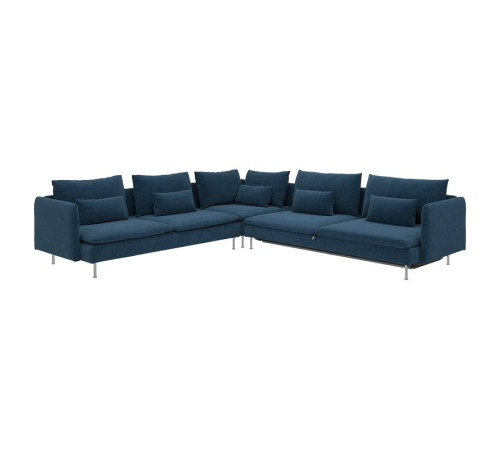 Narożna sofa rozkładana, 6-osobowa, Kelinge granatowy SÖDERHAMN 496.213.95