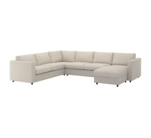 Narożna sofa rozkł. 5o z szezl, Gunnared beżowy VIMLE 695.452.25