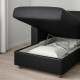 Narożna sofa rozkł. 5o z szezl, Grann/Bomstad czarny VIMLE 794.773.77