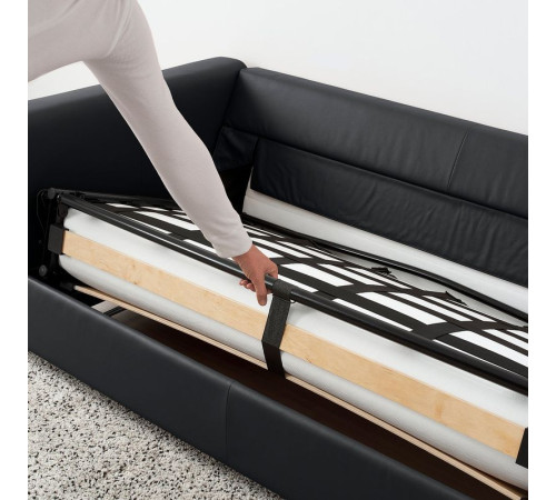 Narożna sofa rozkł. 5o z szezl, Grann/Bomstad czarny VIMLE 794.773.77