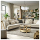 Narożna sofa rozkładana, 6-osobowa, Fridtuna jasnobeżowy SÖDERHAMN 796.162.03