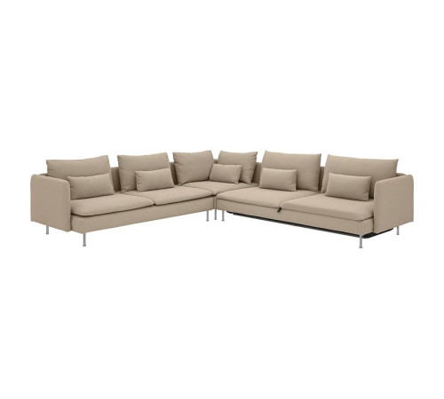 Narożna sofa rozkładana, 6-osobowa, Kelinge beżowy SÖDERHAMN 896.213.98