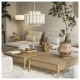 4-osobowa sofa rozkładana, z szezlongiem z otwartym końcem/Fridtuna jasnobeżowy SÖDERHAMN 096.162.68