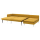 4-osobowa sofa rozkładana, z szezlongiem z otwartym końcem/Kelinge ciemnożółty SÖDERHAMN 096.186.77