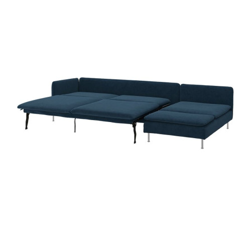 4-osobowa sofa rozkładana, z szezlongiem z otwartym końcem/Kelinge granatowy SÖDERHAMN 096.213.59