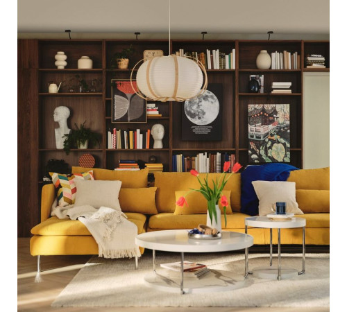 4-osobowa sofa rozkładana, z szezlongiem z otwartym końcem/Gunnared beżowy SÖDERHAMN 196.213.68