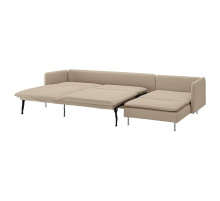 4-osobowa sofa rozkładana, z szezlongiem/Kelinge beżowy SÖDERHAMN 196.213.73