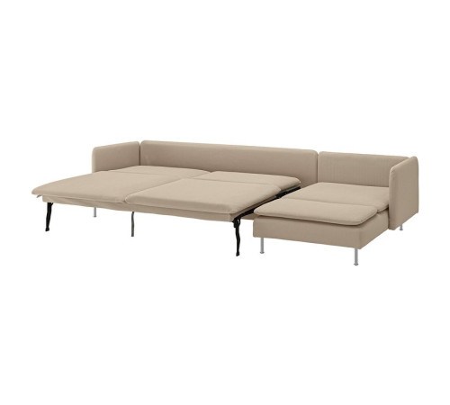 4-osobowa sofa rozkładana, z szezlongiem/Kelinge beżowy SÖDERHAMN 196.213.73