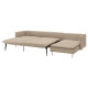 4-osobowa sofa rozkładana, z szezlongiem/Kelinge beżowy SÖDERHAMN 196.213.73