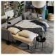 4-osobowa sofa rozkładana, z szezlongiem/Viarp beż/brąz SÖDERHAMN 296.164.46