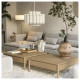 4-osobowa sofa rozkładana, z szezlongiem/Viarp beż/brąz SÖDERHAMN 296.164.46