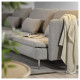 4-osobowa sofa rozkładana, z szezlongiem/Viarp beż/brąz SÖDERHAMN 296.164.46