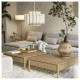 4-osobowa sofa rozkładana, z szezlongiem z otwartym końcem/Viarp beż/brąz SÖDERHAMN 496.164.26