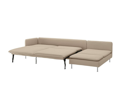 4-osobowa sofa rozkładana, z szezlongiem z otwartym końcem/Kelinge beżowy SÖDERHAMN 496.213.62