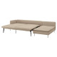4-osobowa sofa rozkładana, z szezlongiem z otwartym końcem/Kelinge beżowy SÖDERHAMN 496.213.62