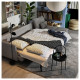 4-osobowa sofa rozkładana, z szezlongiem z otwartym końcem/Kelinge beżowy SÖDERHAMN 496.213.62