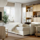 3-os sofa rozkładana z szezlongiem, Fridtuna ciemny szaroniebieski SALTSJÖBADEN 696.026.64