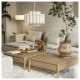 4-osobowa sofa rozkładana, z szezlongiem/Fridtuna jasnobeżowy SÖDERHAMN 696.161.28