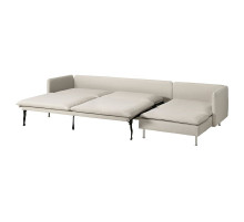 4-osobowa sofa rozkładana, z szezlongiem/Fridtuna jasnobeżowy SÖDERHAMN 696.161.28
