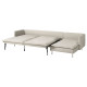 4-osobowa sofa rozkładana, z szezlongiem/Fridtuna jasnobeżowy SÖDERHAMN 696.161.28
