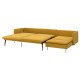 4-osobowa sofa rozkładana, z szezlongiem/Kelinge ciemnożółty SÖDERHAMN 796.186.74