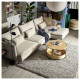 4-osobowa sofa rozkładana, z szezlongiem z otwartym końcem/Fridtuna ciemny szaroniebieski SÖDERHAMN 796.213.65