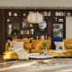 4-osobowa sofa rozkładana, z szezlongiem/Kelinge granatowy SÖDERHAMN 796.213.70