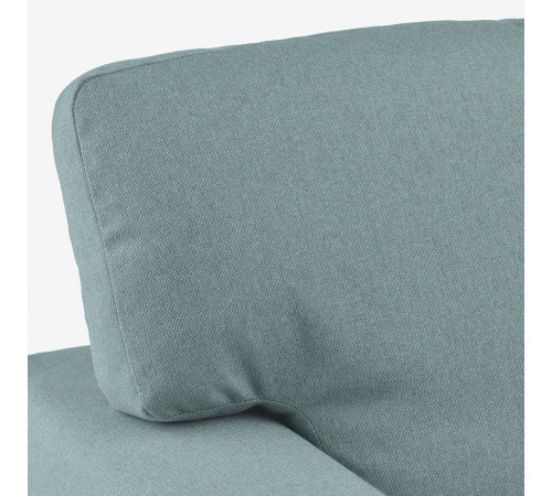 3-os sofa rozkładana z szezlongiem, Tibbleby jasny szaroturkusowy BÅRSLÖV 805.308.16