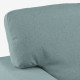 3-os sofa rozkładana z szezlongiem, Tibbleby jasny szaroturkusowy BÅRSLÖV 805.308.16