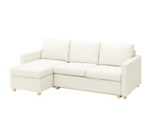 3-os sofa rozkładana z szezlongiem, Blekinge biały SALTSJÖBADEN 995.792.14