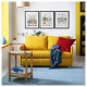 Sofa rozkładana, Skiftebo żółty FRIDHULT 005.754.46