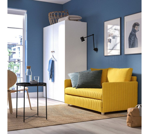 Sofa rozkładana, Skiftebo żółty FRIDHULT 005.754.46