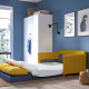 Sofa rozkładana, Skiftebo żółty FRIDHULT 005.754.46