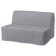 Sofa 2-osobowa, rozkładana, Knisa jasnoszary LYCKSELE MURBO 093.870.40
