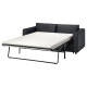 Sofa 2-osobowa, rozkładana, Grann/Bomstad czarny VIMLE 094.773.33
