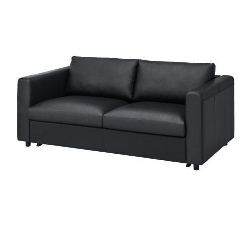 Sofa 2-osobowa, rozkładana, Grann/Bomstad czarny VIMLE 094.773.33